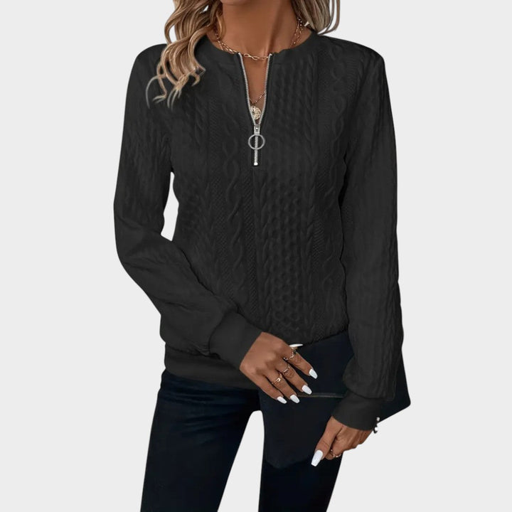 Holly - Soft Zip-Up Cardigan