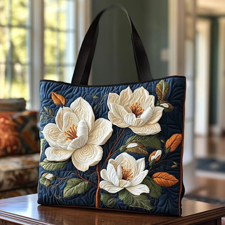 Bolsa Tote Acolchada - Magnolia Delicada