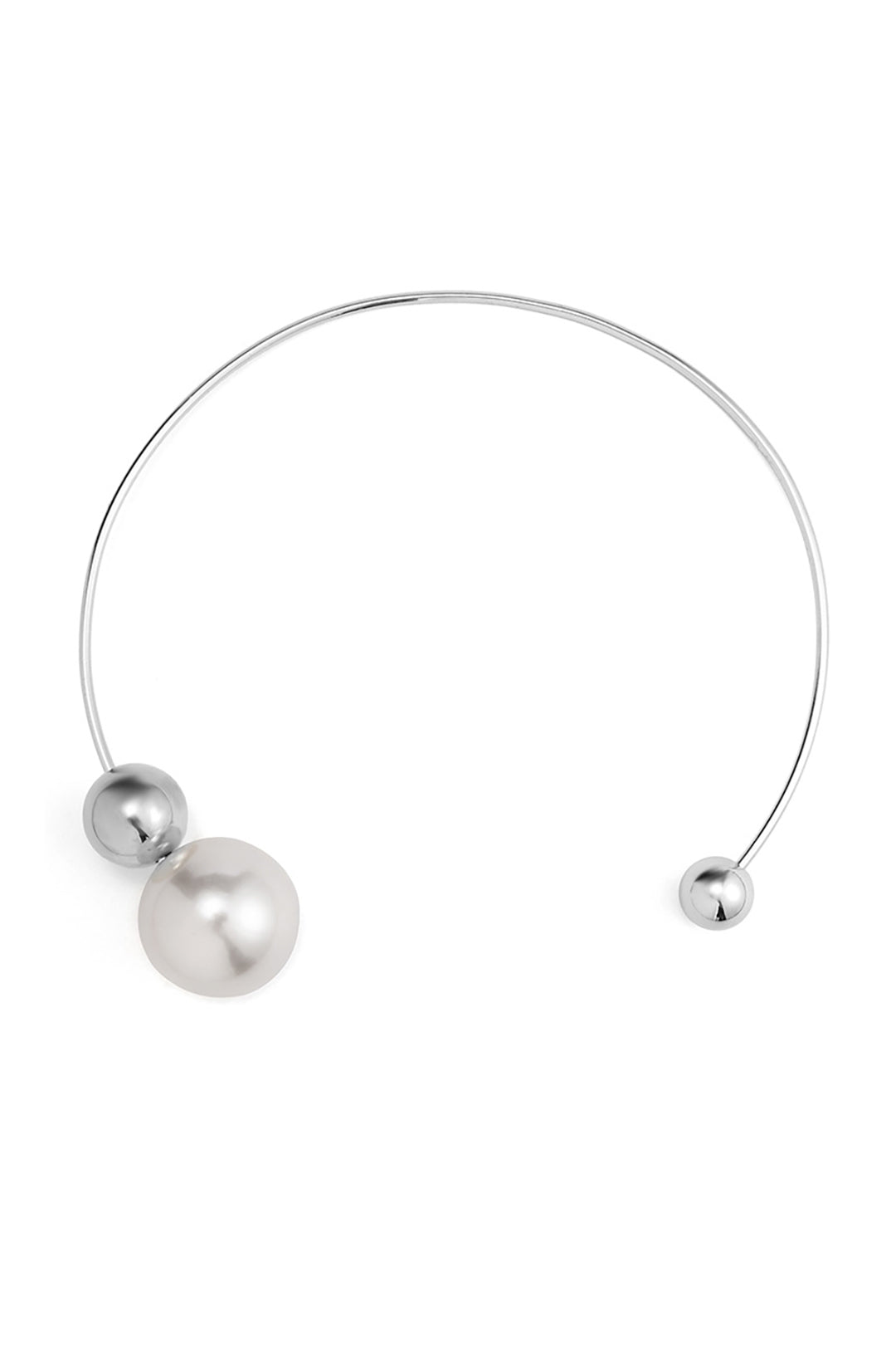 Birgit - Metallic Pearl Necklace