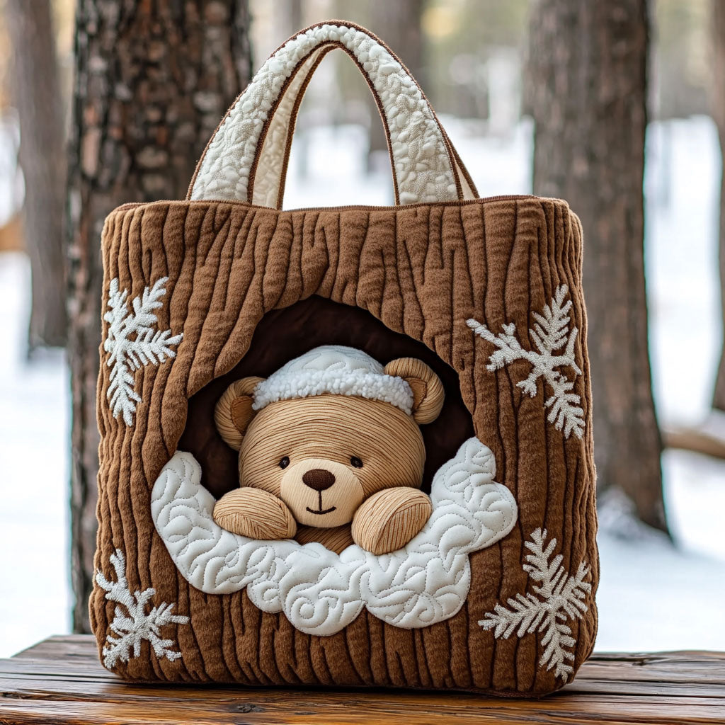 Bolso Tote Acolchado Timber Bear