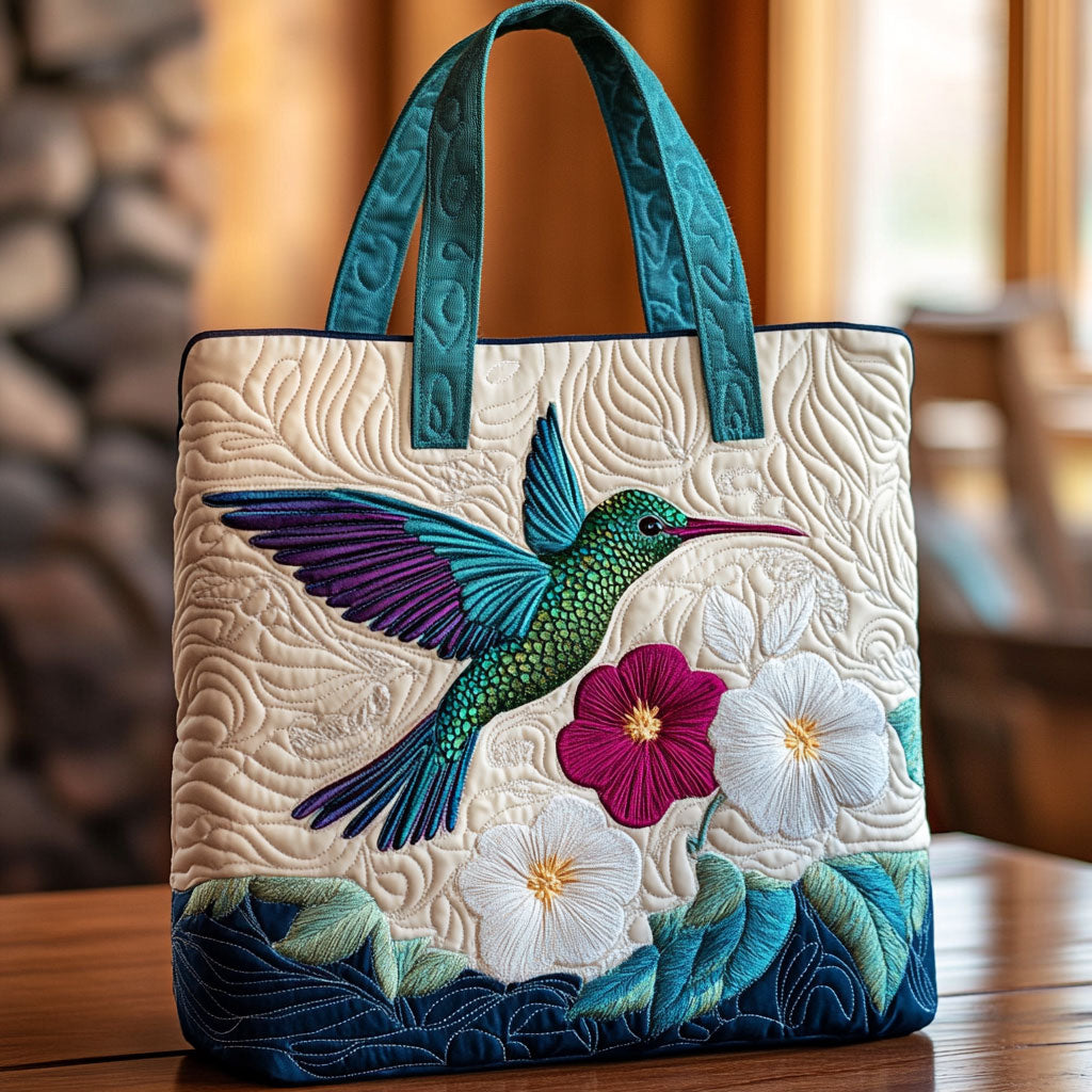 Bolsa Tote Acolchada Blanca
