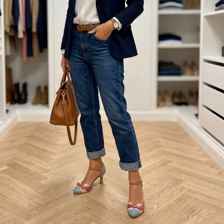 Yolande - Vintage Orthopedic Bow Sandals