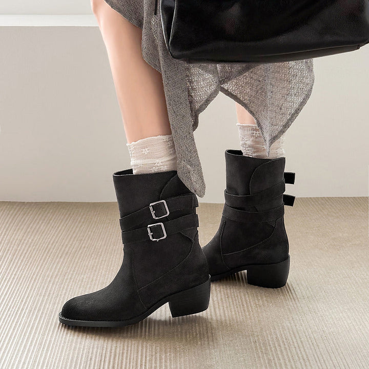 Annabel - Genuine Leather Western Boots
