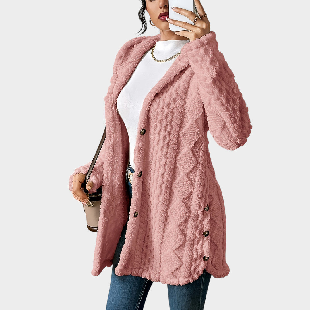 Ayla - Quilted Hooded Cardigan