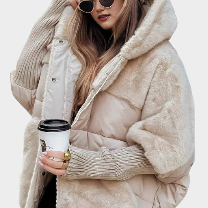Sharon - Patchwork Hooded Jacket