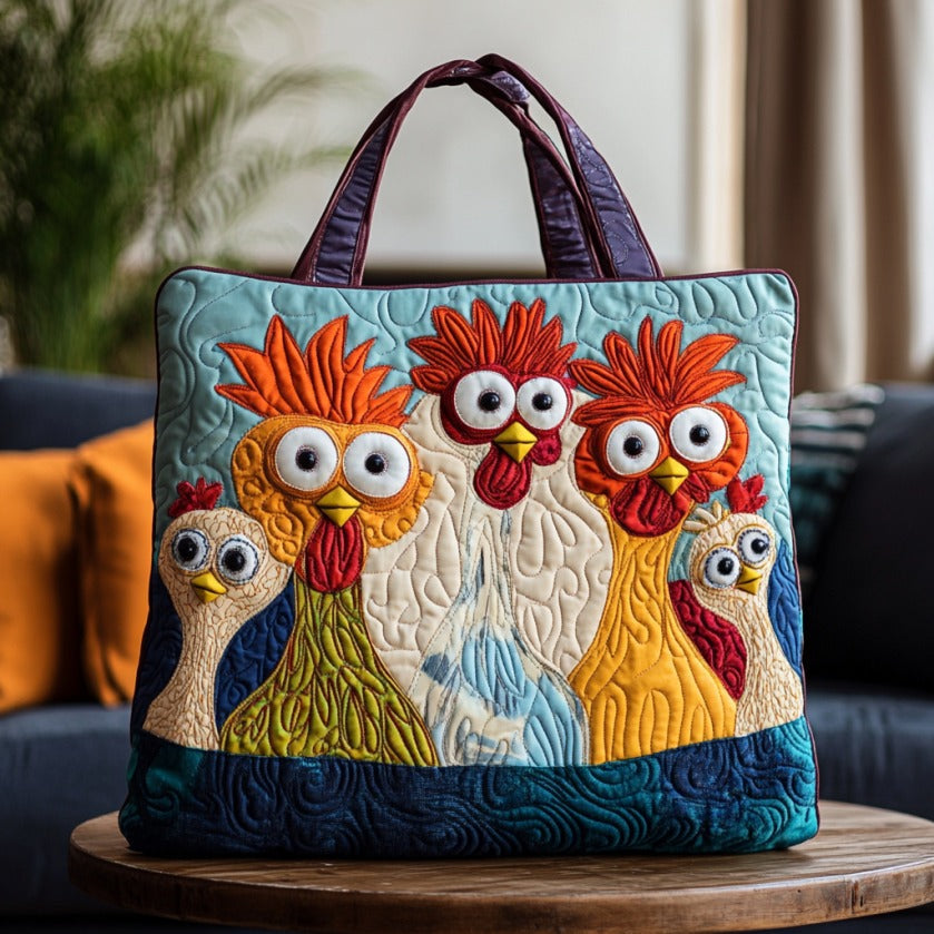 Bolso Tote Acolchado Clucky Fun