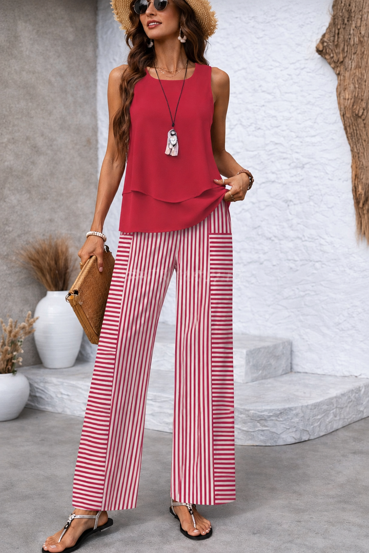 Skye - Striped Matching Set