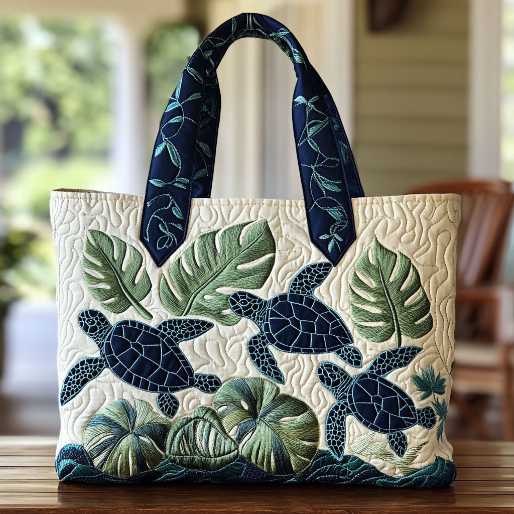 Bolsa Tote Acolchada Grace de Tortuga Marina