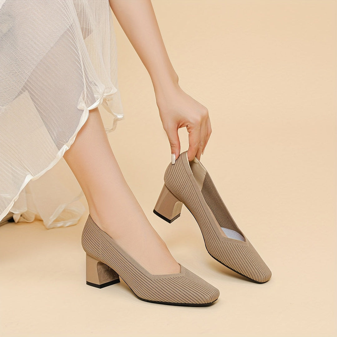 Antonia - Orthopedic Block Heel Pumps
