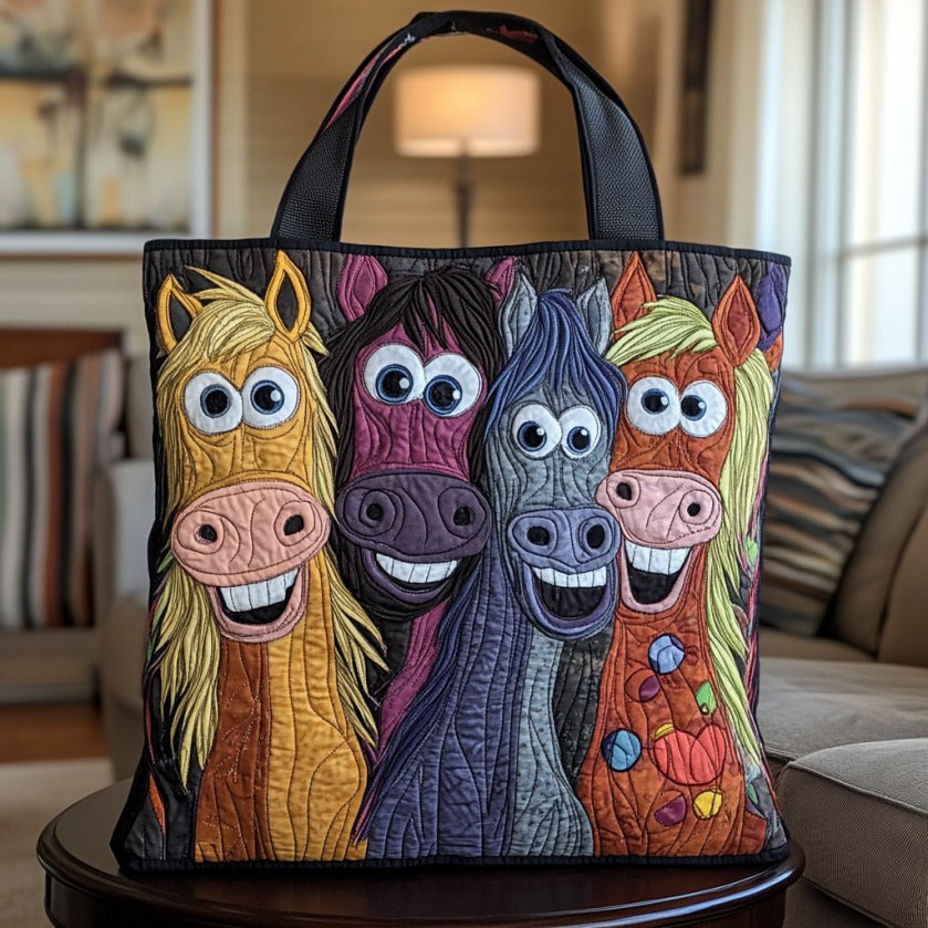 Bolso Tote Acolchado Goofy Horse