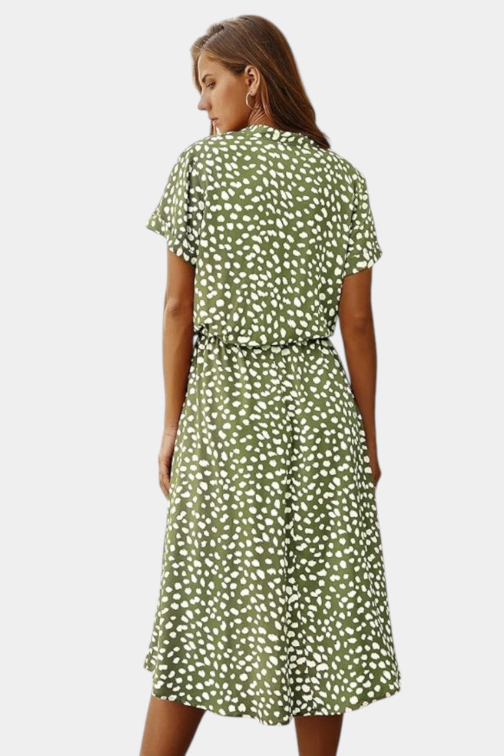 Armina - Polka Dot Midi Dress