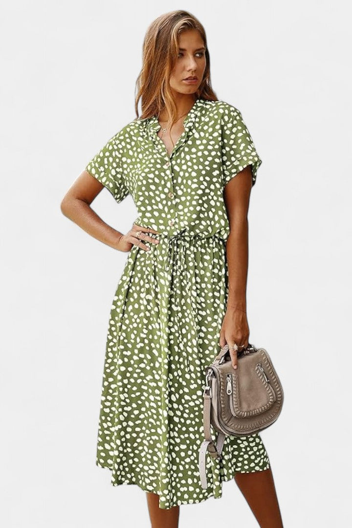 Armina - Polka Dot Midi Dress
