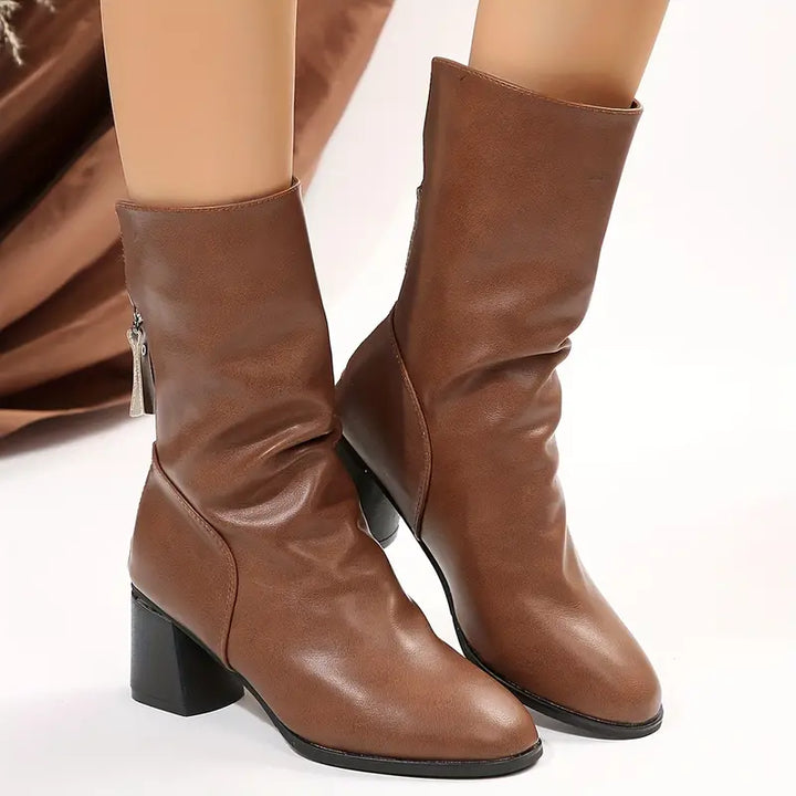 Pia - Classic Leather Boots