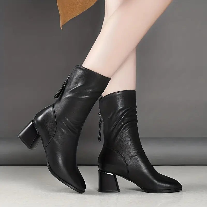 Pia - Classic Leather Boots