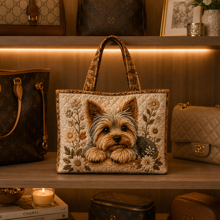 Bolso Tote Acolchado - Adorable Yorkshire