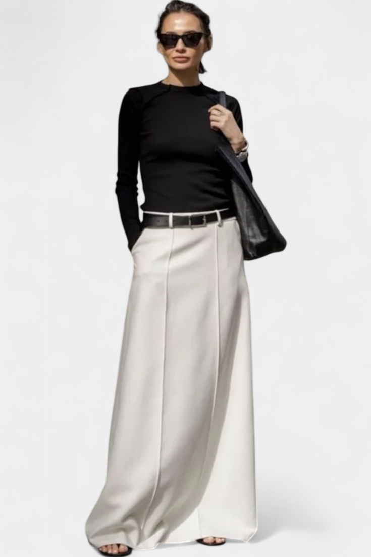 Demi - H-Line Minimalist Skirt