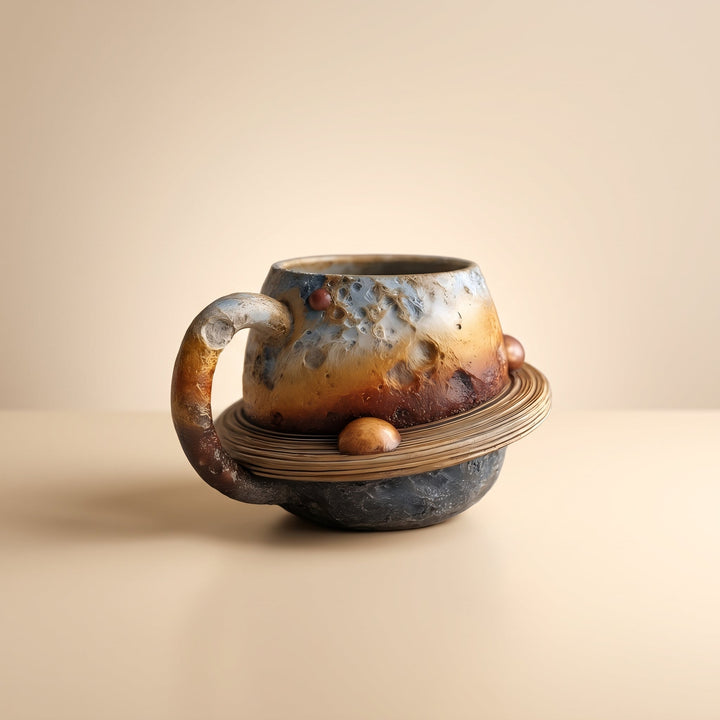 Stars and Planets Handcrafted Mug