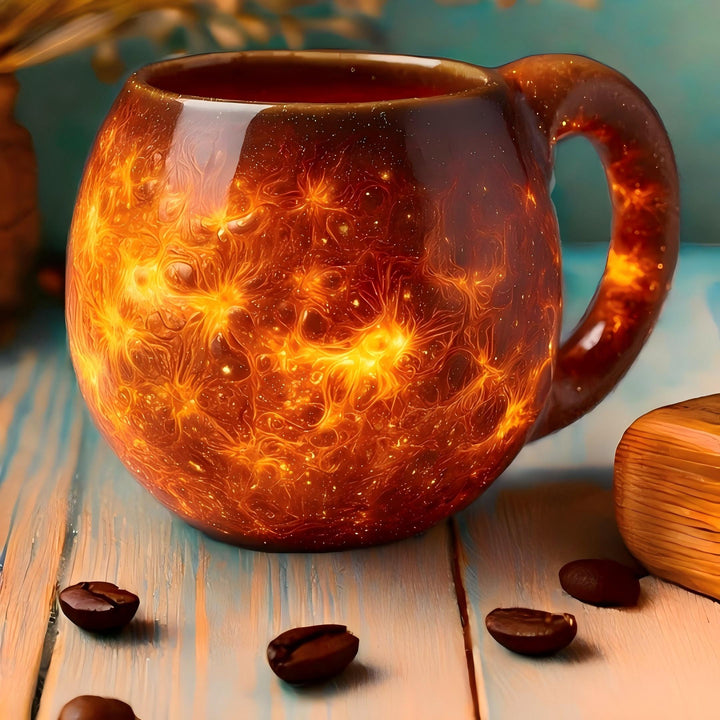 Fire and Earth Handcrafted Mug