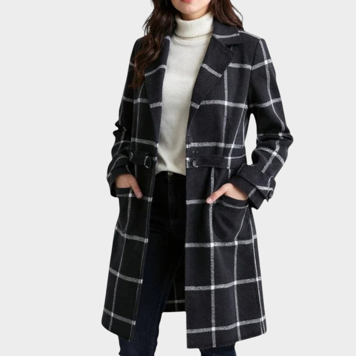 Bobbie - Classic Plaid Winter Coat