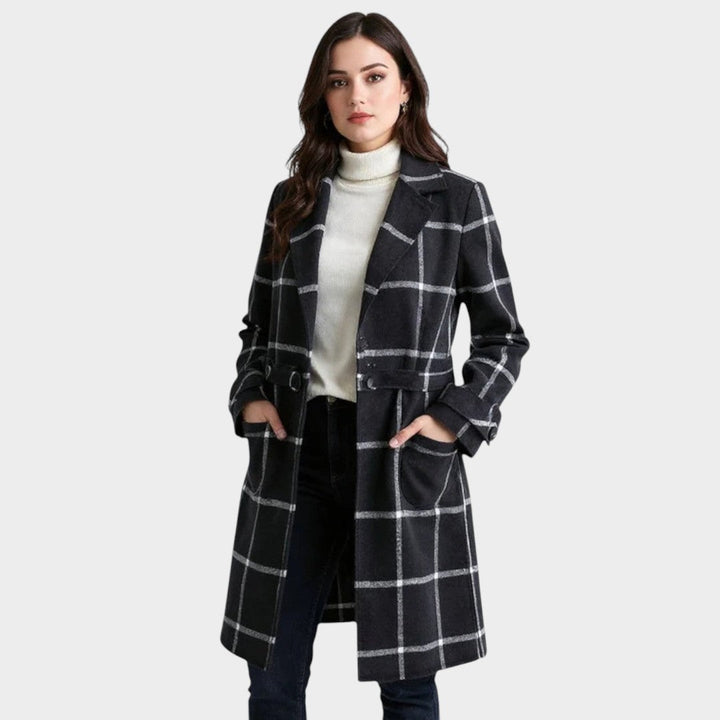 Bobbie - Classic Plaid Winter Coat