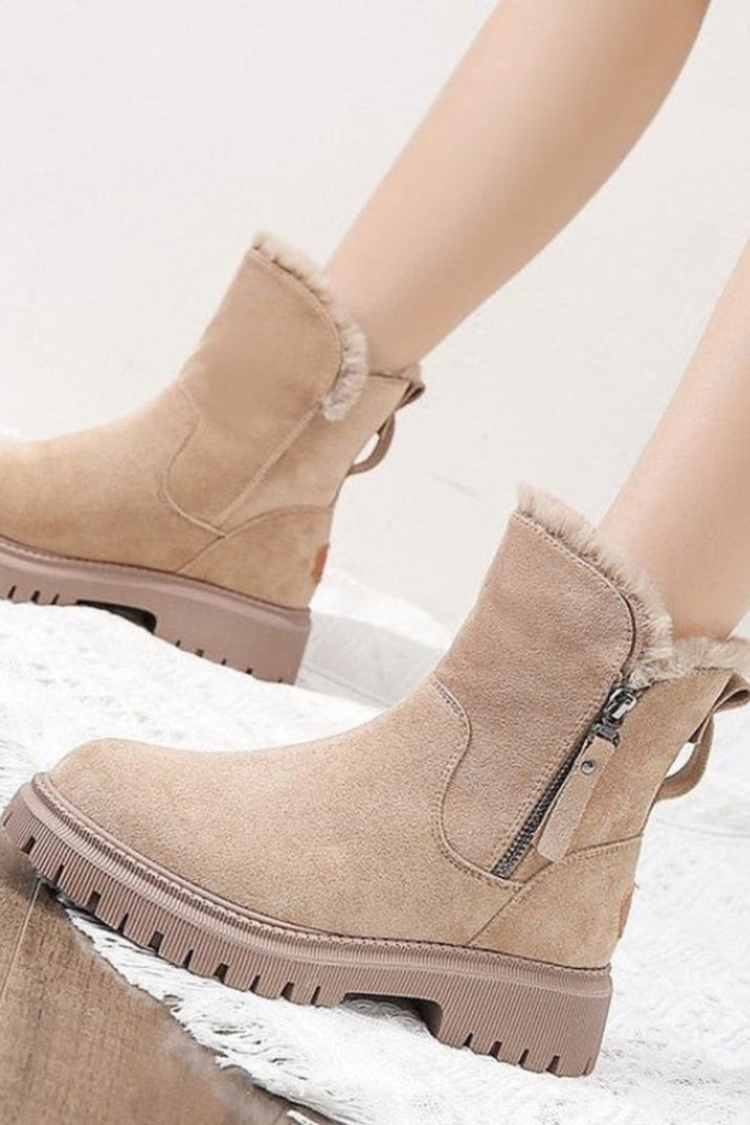 Briony - Winter Platform Ankle Boots