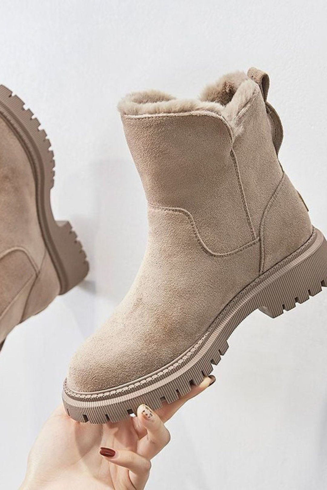 Briony - Winter Platform Ankle Boots