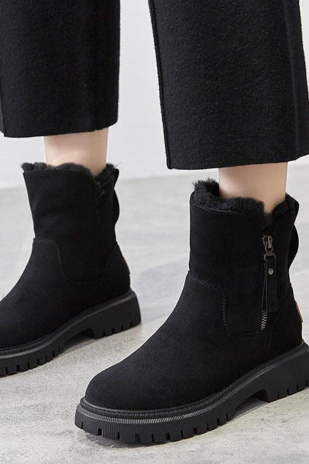 Briony - Winter Platform Ankle Boots