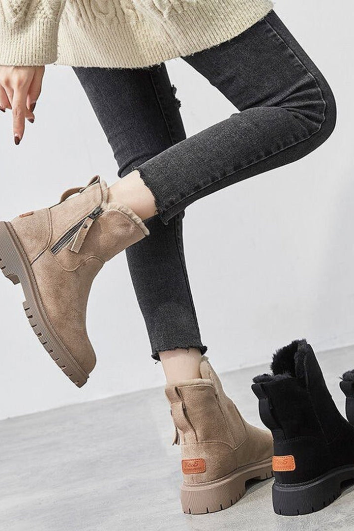Briony - Winter Platform Ankle Boots