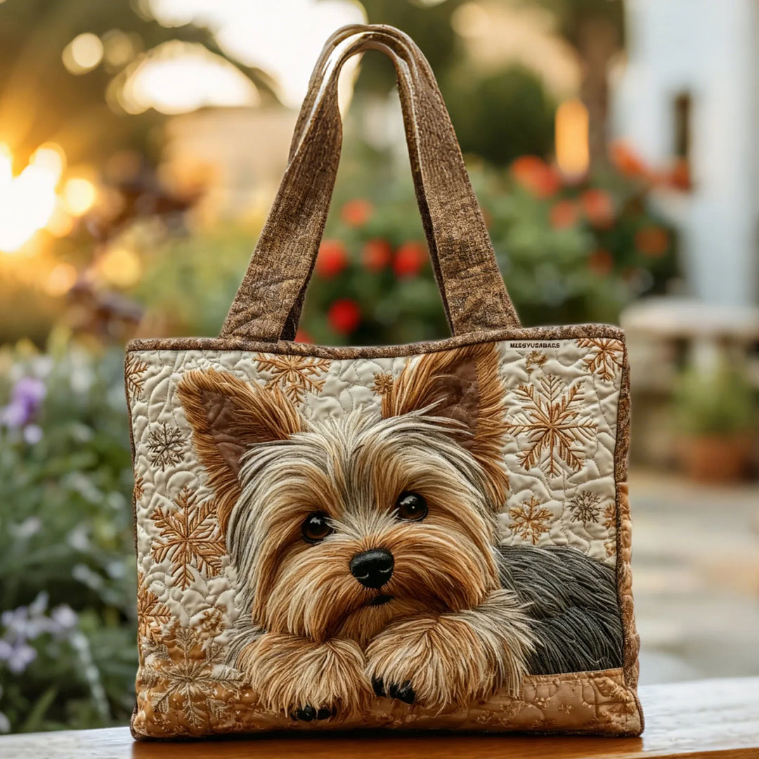 Bolso Tote Acolchado - Adorable Yorkshire