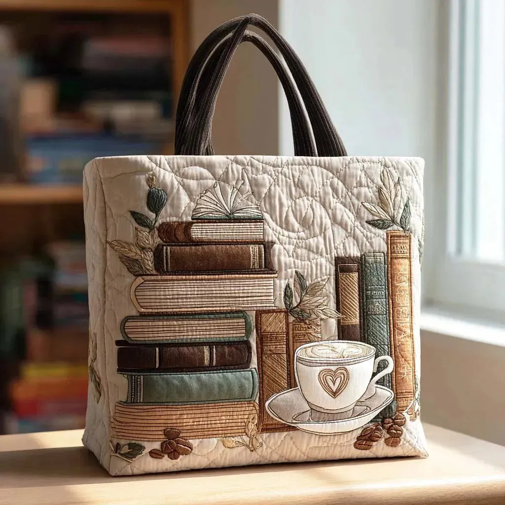 Bolsa Tote Acolchada - Capítulo Café