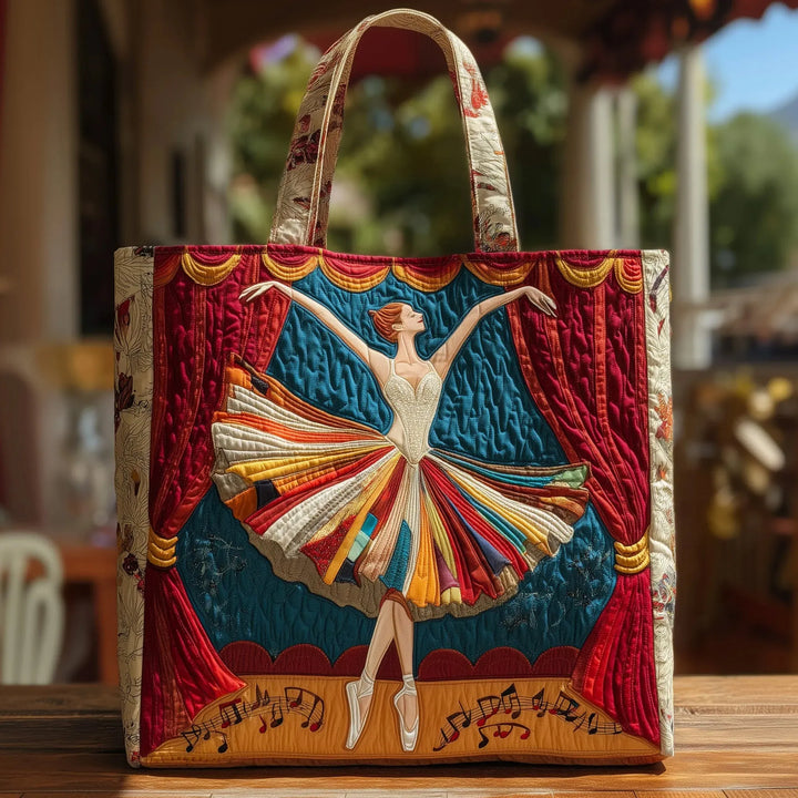 Bolsa Tote Acolchada - Bailarina Elegante