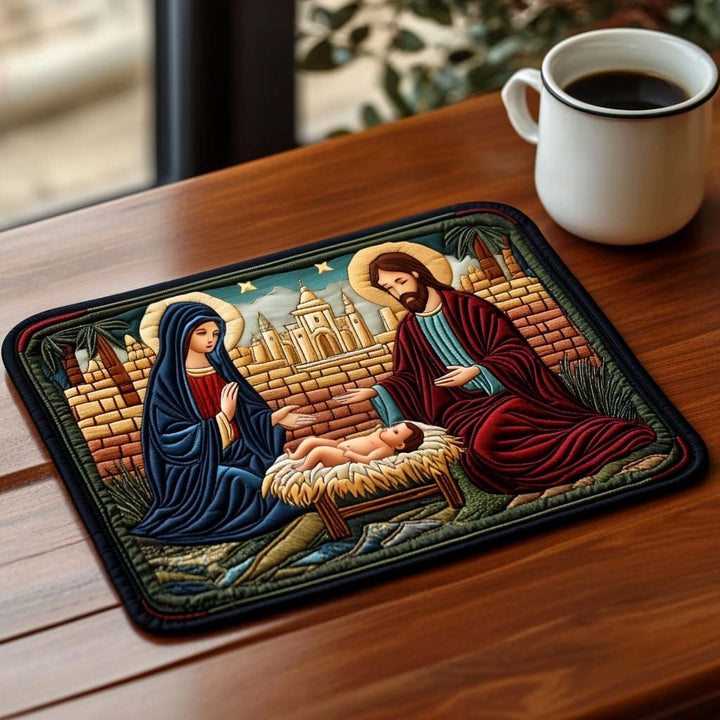 Bethlehem Dawn Quilted Placemats