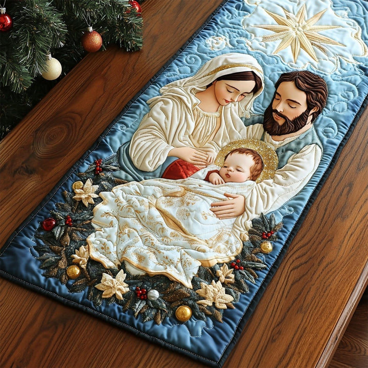 Bethlehem Quilted Patchwork Table Runner