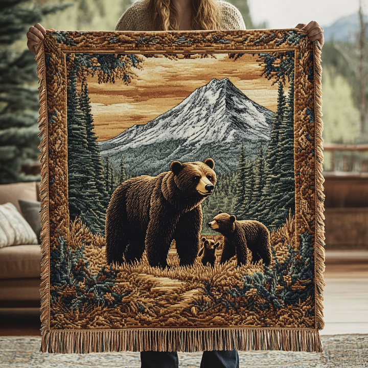 Wild Forest Woven Blanket