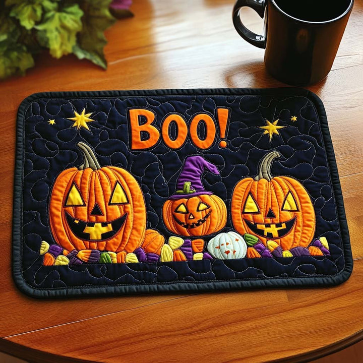 Boo Crew Quilted Placemats