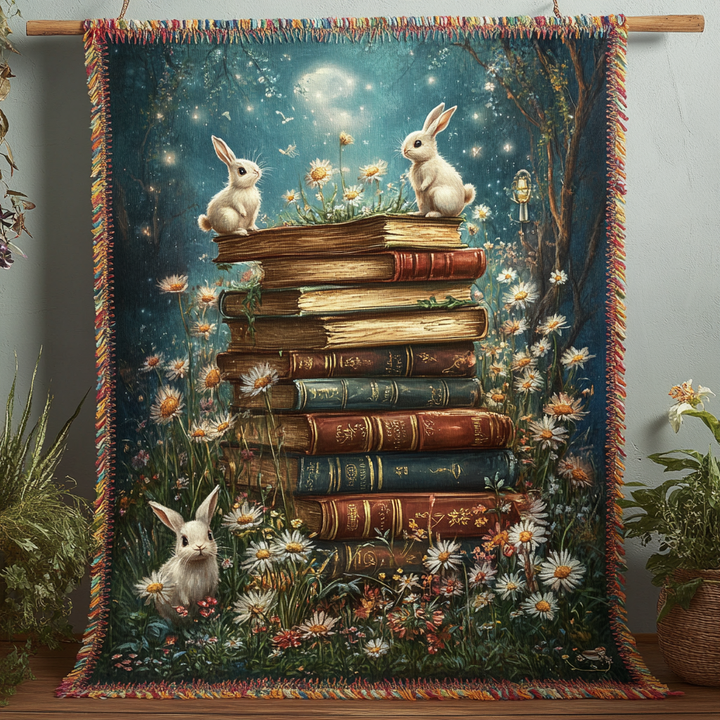 Bunny Tales Retreat Woven Blanket