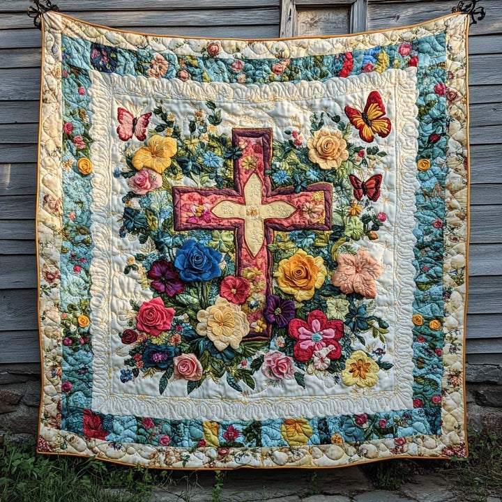 Butterfly Paradise Art Quilt Wall Hanging