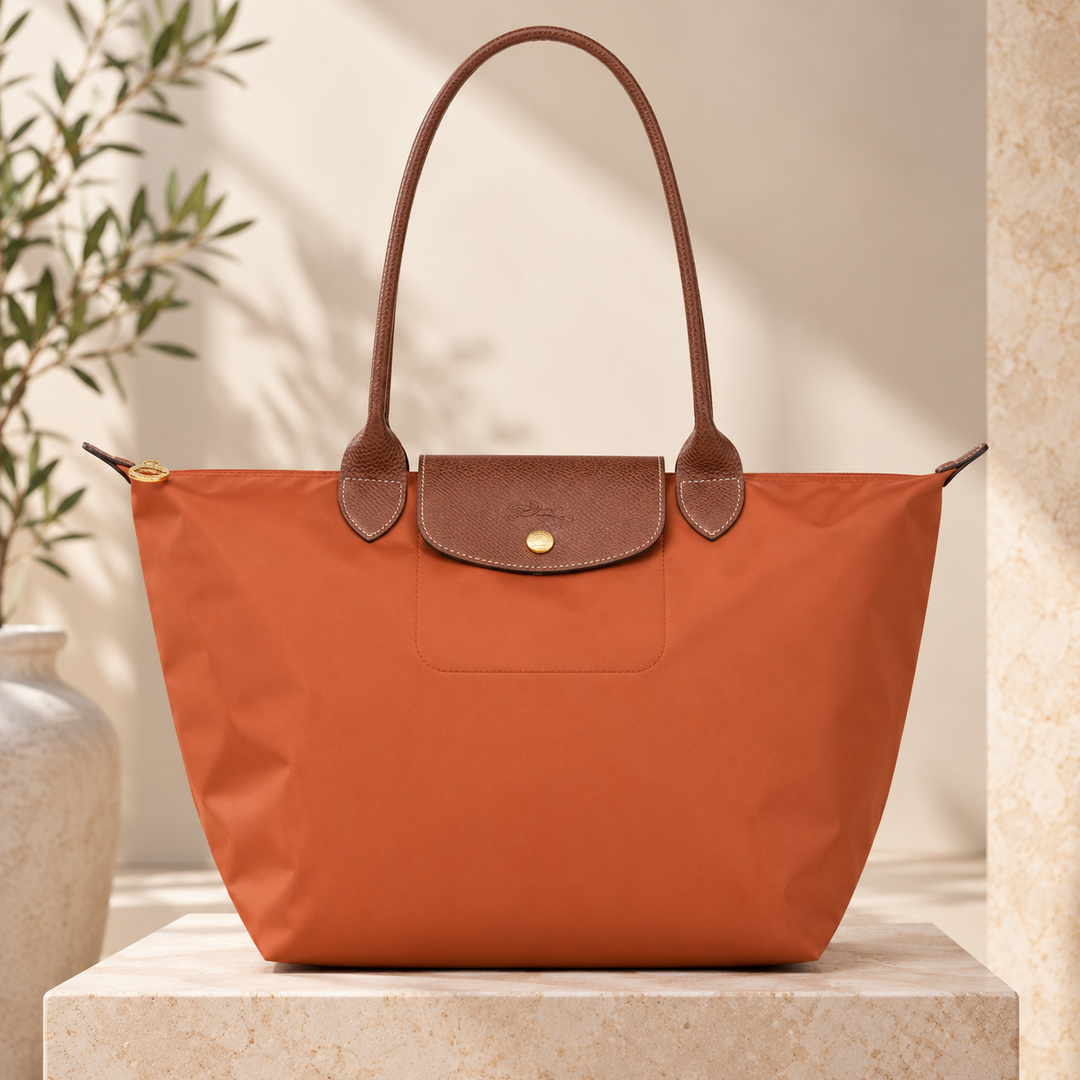 Hedy - Brick Foldable Tote Bag