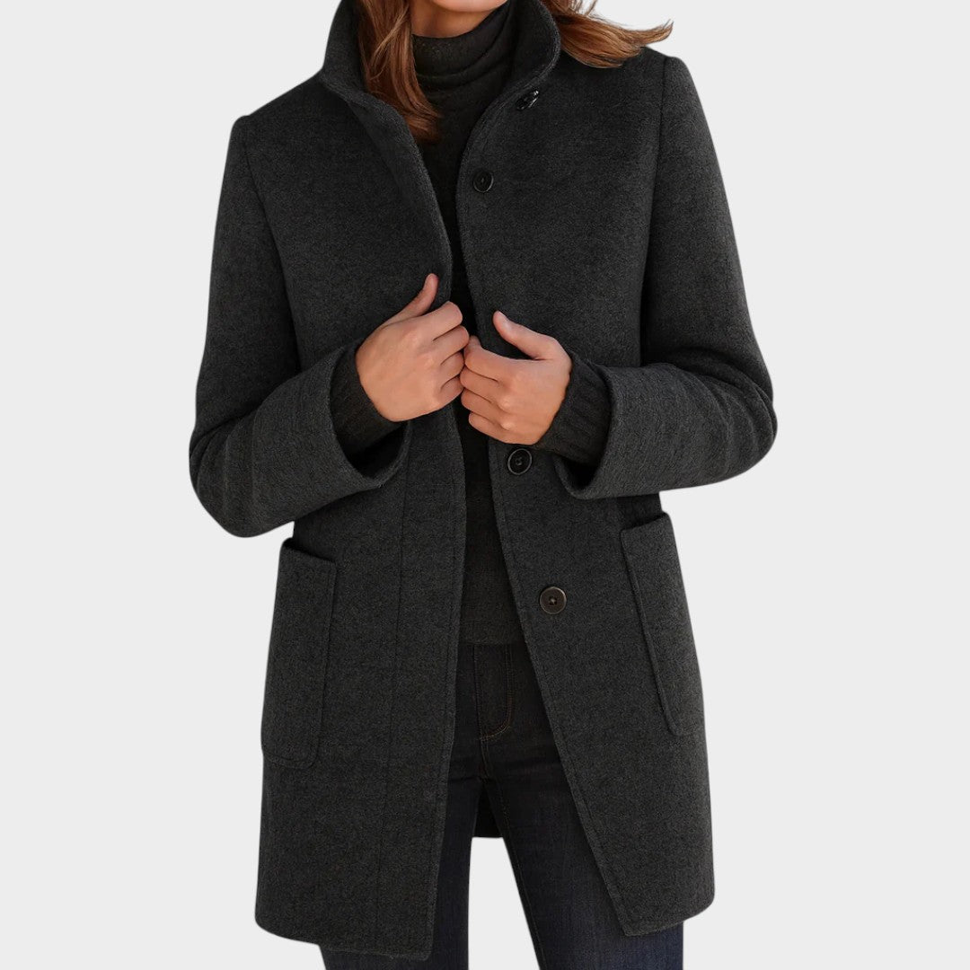 Aisling - Button-Front Coat