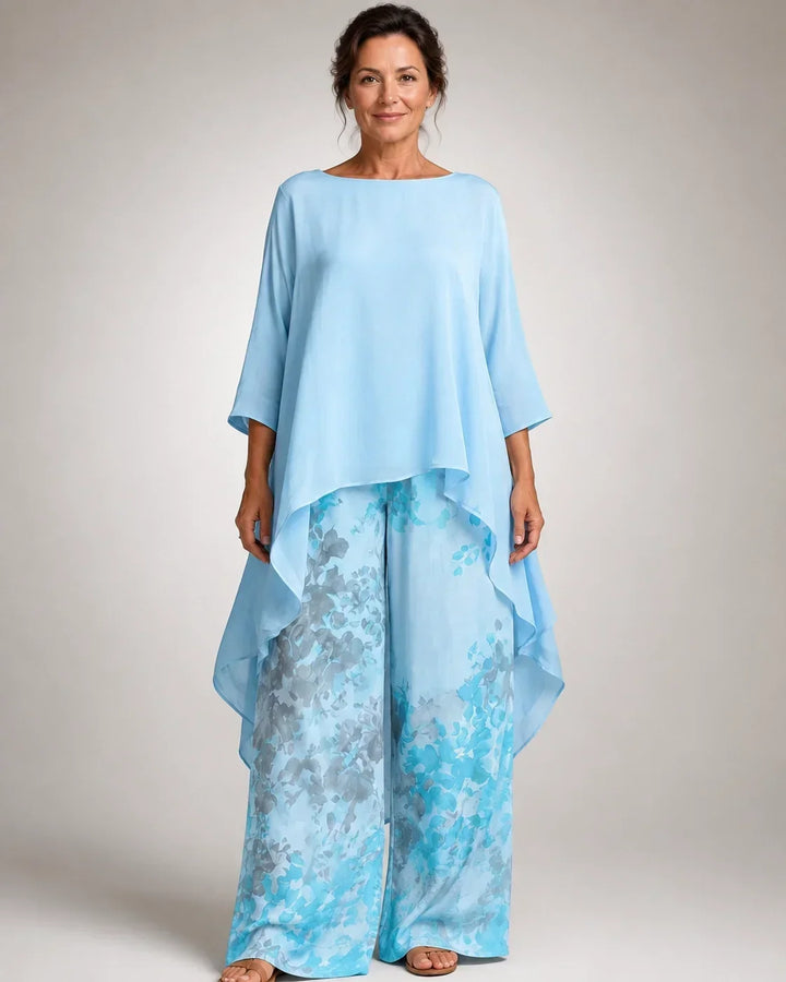 Patience - Asymmetric Floral Matching Set