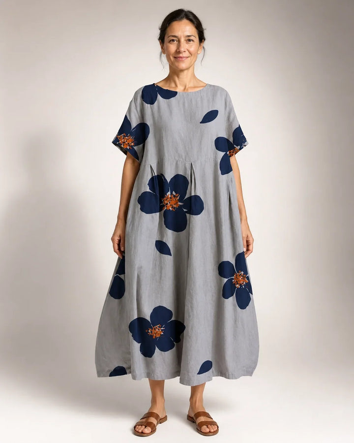 Harleigh - Floral Relaxed Midi Dress