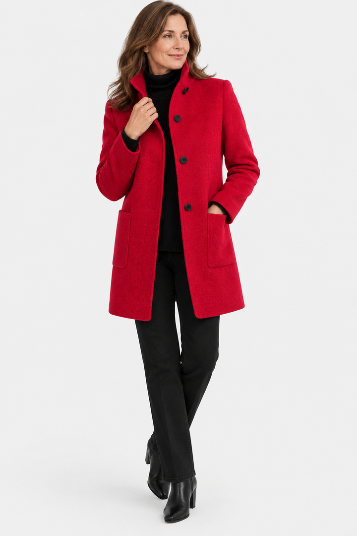 Aisling - Button-Front Coat