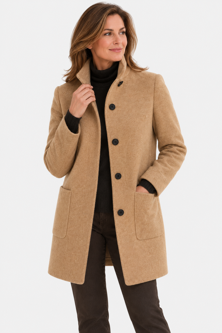 Aisling - Button-Front Coat