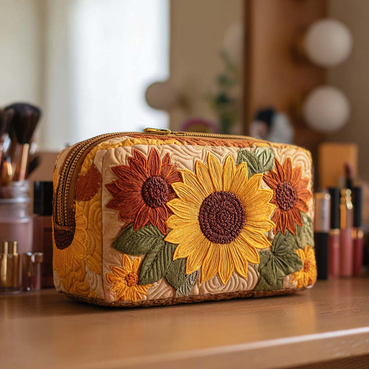 Trendy Beauty Quilted Makeup Bag