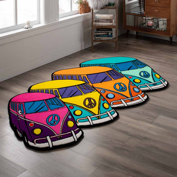 Colourful Shaped Area Rug