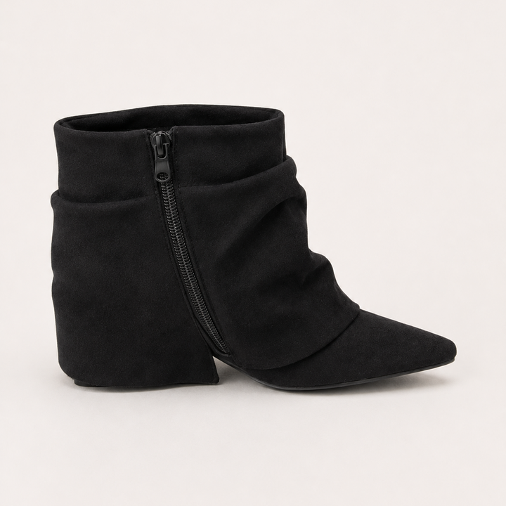 Calista - Leather Pointed Toe Ankle Boots