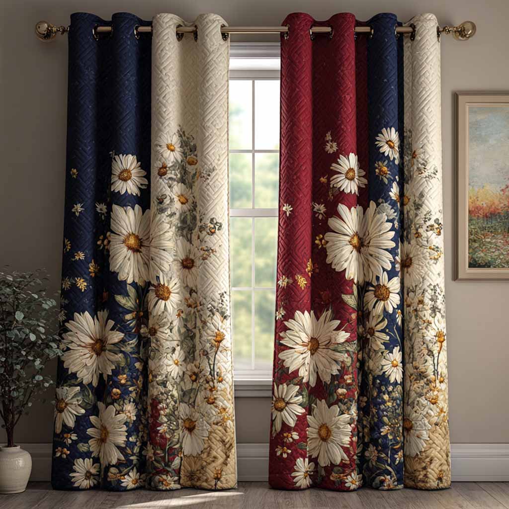 Daisy Quilted Curtains