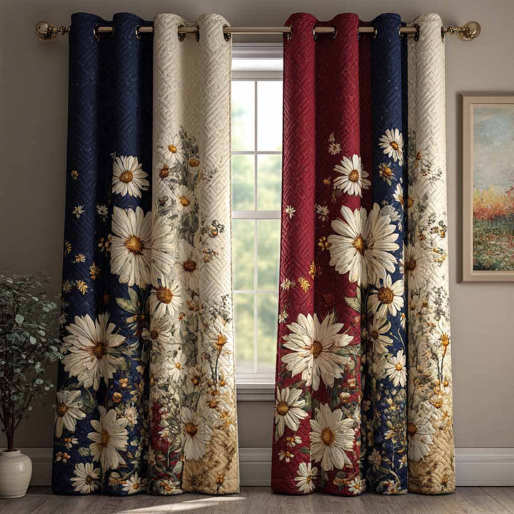 Daisy Quilted Curtains