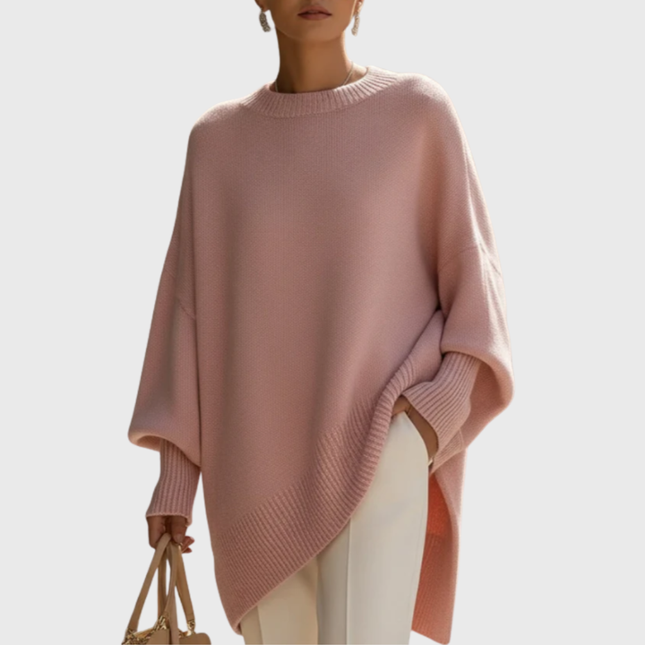 Elnora - Oversized Poncho Sweater