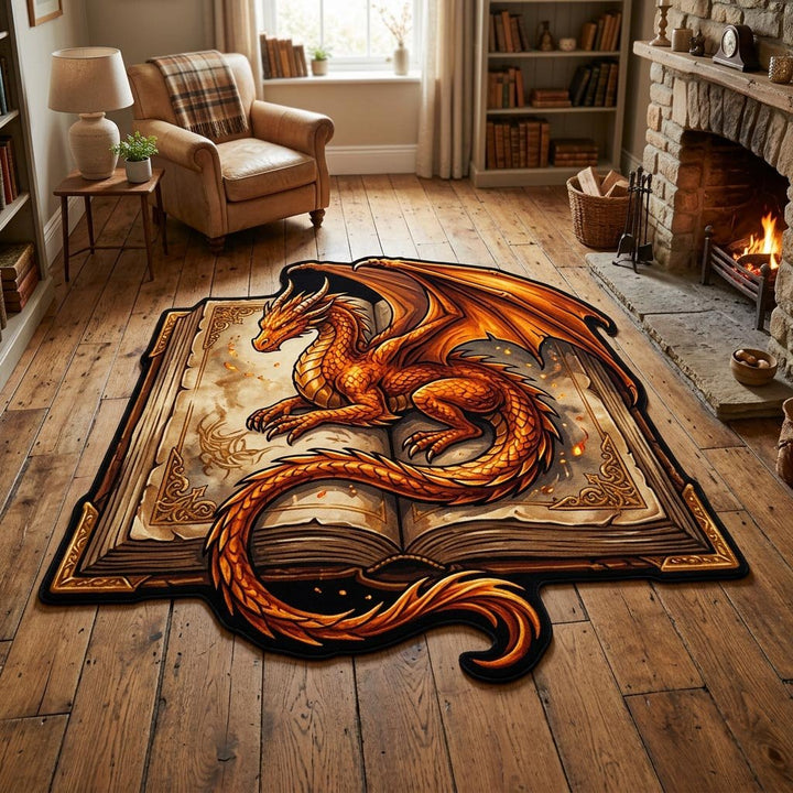 Dragon Archive Custom Shaped Rug